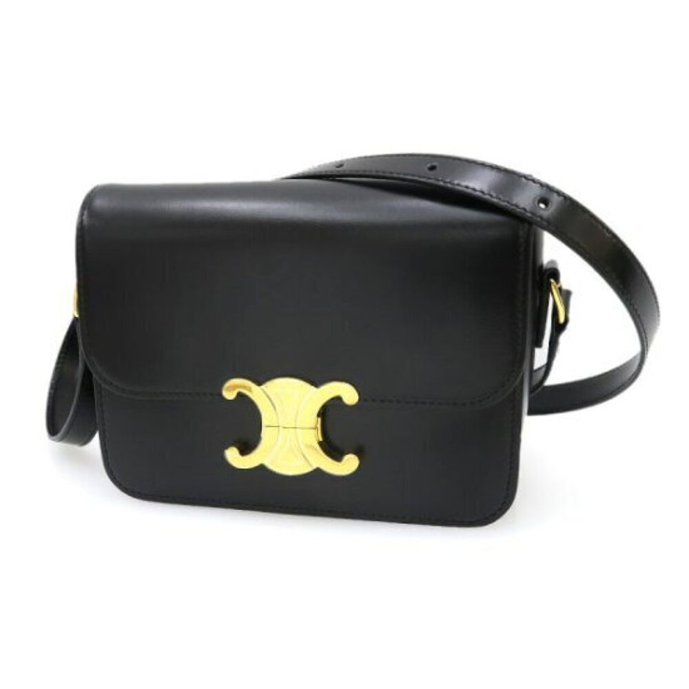 Celine Teen Triomphe Bag Shiny Calfskin